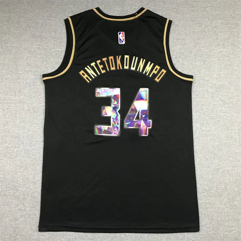Milwaukee Bucks Giannis Antetokounmpo NO.34 Basketball Jersey