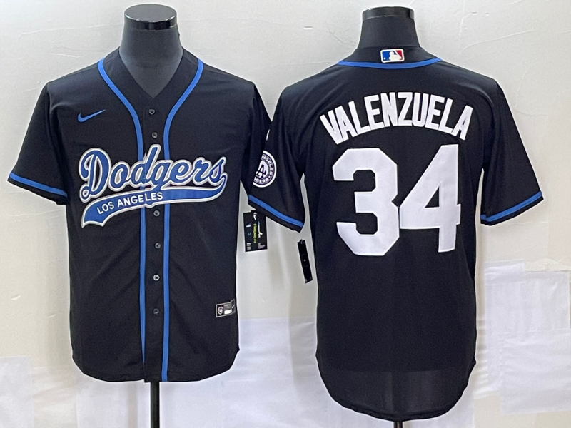 Men/Women/Youth Los Angeles Dodgers Fernando Valenzuela #34 baseball Jerseys