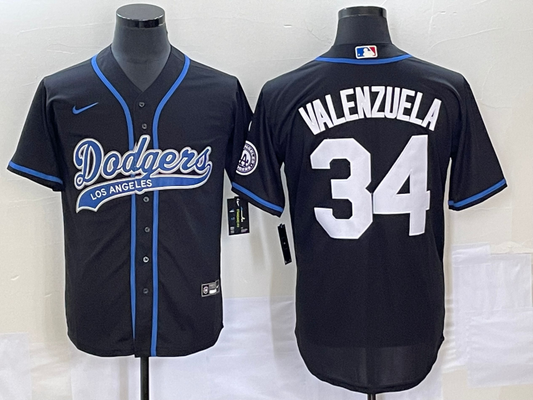 Men/Women/Youth Los Angeles Dodgers Fernando Valenzuela #34 baseball Jerseys