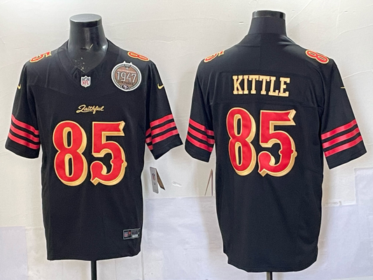 Newest arrival 2025 Adult San Francisco 49ers George Kittle No.85 Football Jerseys