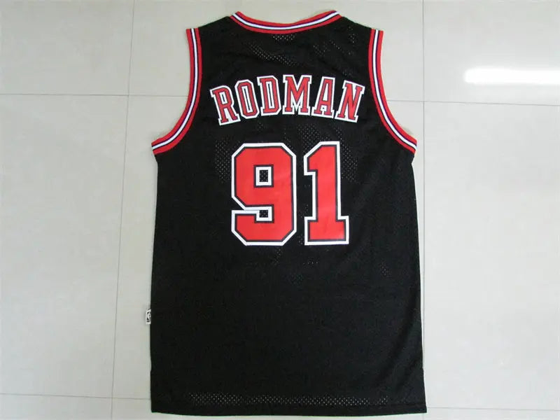 Chicago Bulls Dennis Rodman NO.91 Basketball Jersey