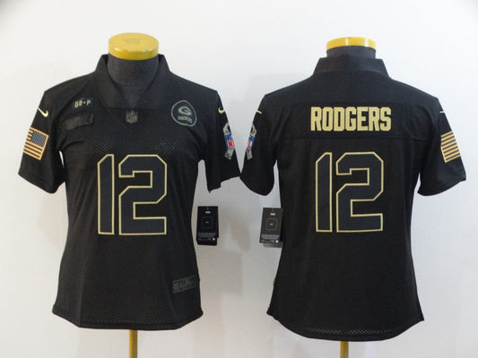Women's Green Bay Packers Aaron Rodgers NO.12 Football Jerseys