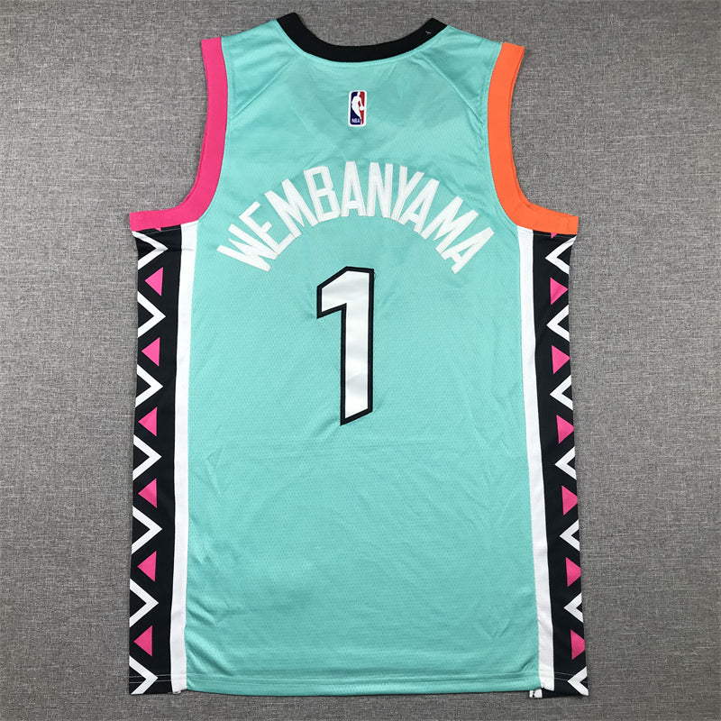 San Antonio Spurs Victor Wembanyama NO.1 Basketball Jersey