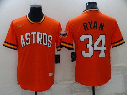 Men/Women/Youth Houston Astros Nolan Ryan #34 baseball Jerseys