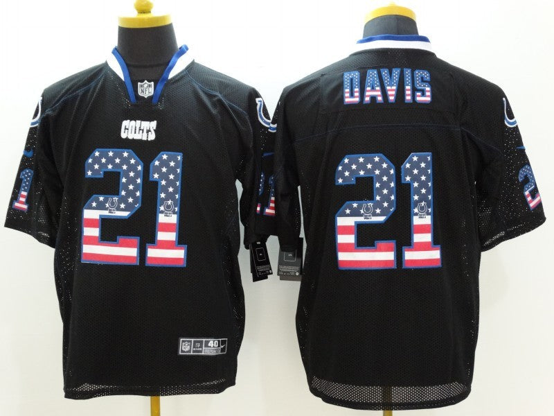 Adult Indianapolis Colts Allen Davis NO.21 Football Jerseys