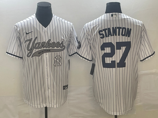 Men/Women/Youth New York Yankees Giancarlo Stanton NO.27 baseball Jerseys
