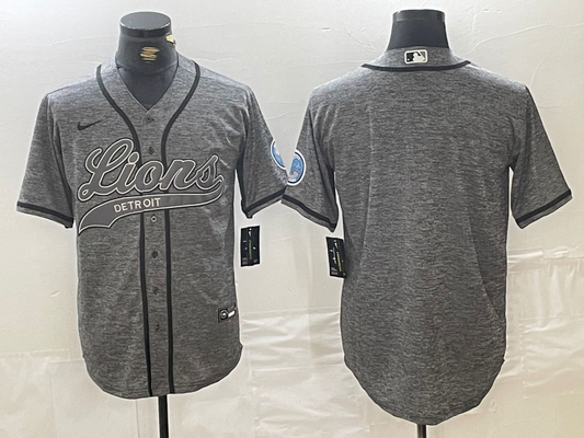 men/women/kids Detroit Lions baseball Jerseys blank or custom your name and number