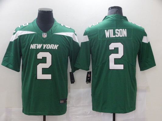 Adult New York Jets Zach Wilson NO.2 Football Jerseys