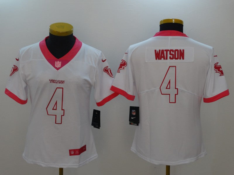 Women's Houston Texans Deshaun Watson NO.4 Football Jerseys