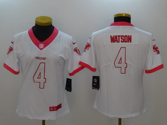 Women's Houston Texans Deshaun Watson NO.4 Football Jerseys