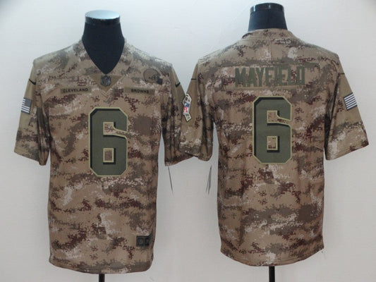 Adult Cleveland Browns Baker Mayfield NO.6 Football Jerseys