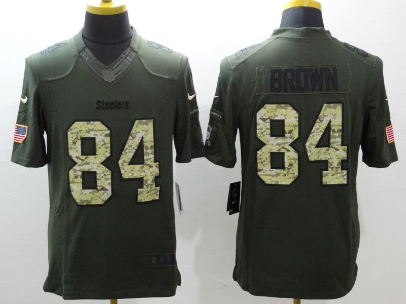 Adult Pittsburgh Steelers Antonio Brown NO.84 Football Jerseys