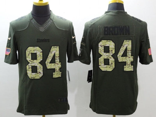 Adult Pittsburgh Steelers Antonio Brown NO.84 Football Jerseys