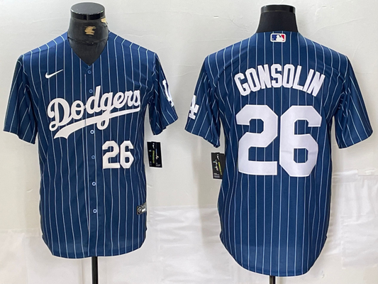 Men/Women/Youth Los Angeles Dodgers Tony Gonsolin #26 baseball Jerseys