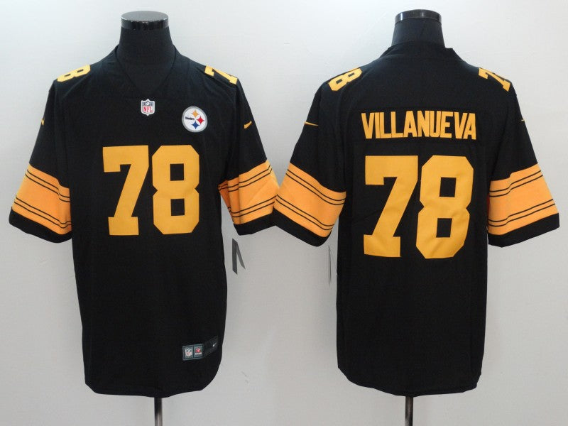 Adult Pittsburgh Steelers Alejandro Villanueva NO.78 Football Jerseys