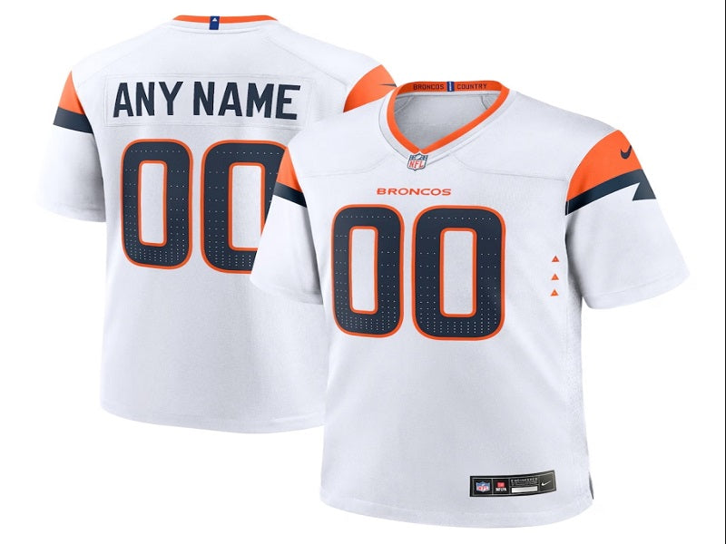 Adult Denver Broncos number and name custom Football Jerseys