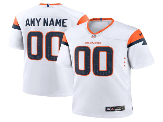 Adult Denver Broncos number and name custom Football Jerseys