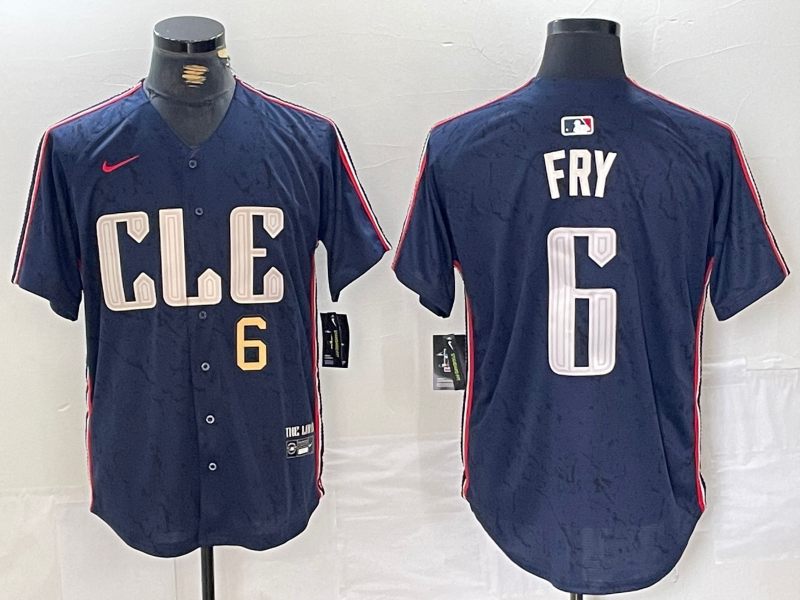 Men/Women/Youth Cleveland Indians David Fry #6 baseball Jerseys