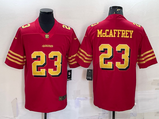 Adult San Francisco 49ers Christian McCaffrey NO.23 Football Jerseys