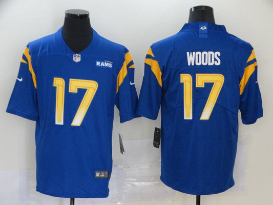 Adult Los Angeles Rams Robert Woods NO.17 Football Jerseys