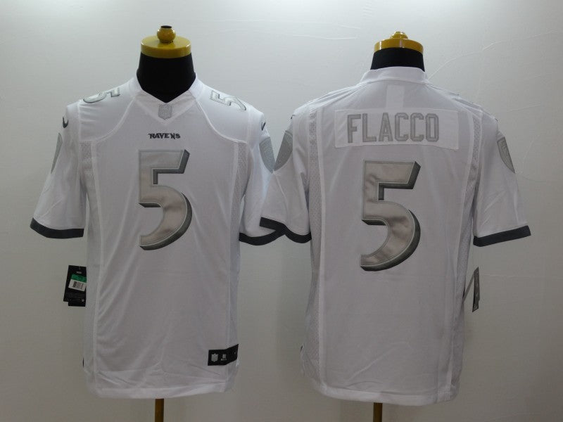 Adult  Baltimore Ravens Joe Flacco NO.5 Football Jerseys
