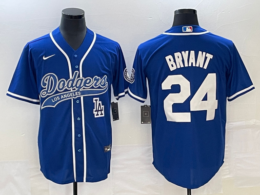 Men/Women/Youth Los Angeles Dodgers Kobe Bryant  #24 baseball Jerseys