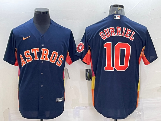 Men/Women/Youth Houston Astros Yuli Gurriel #10 baseball Jerseys