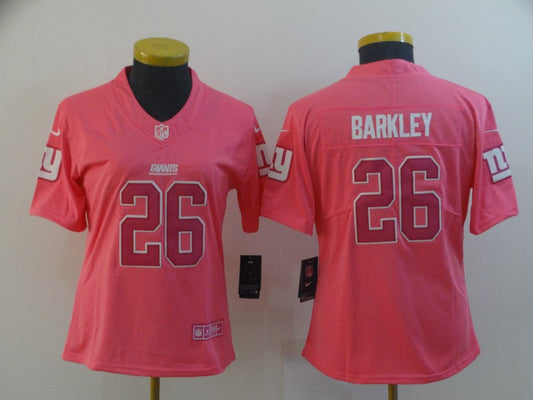 Women New York Giants Saquon Barkley NO.26 Football Jerseys