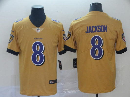 Adult Baltimore Ravens Lamar Jackson NO.8 Football Jerseys