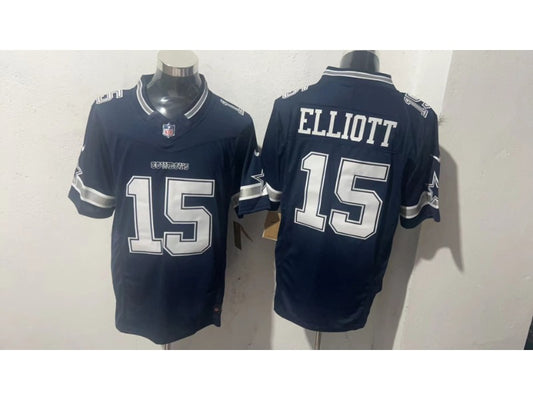 Adult Dallas Cowboys Ezekiel Elliott  No.15 Football Jerseys