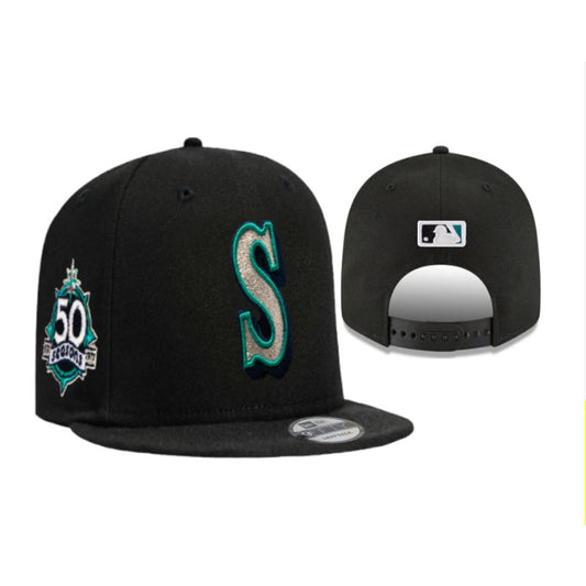 Seattle Retro Navy & Teal Baseball Cap | Vintage Pacific Northwest Game Day Hat