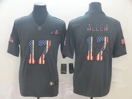 Adult Buffalo Bills Josh Allen NO.17 Football Jerseys