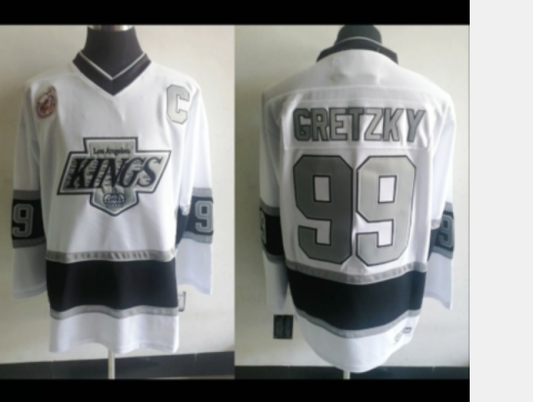 Men's Los Angeles Kings Wayne Gretzky #99 Fanatics White Player Game Jersey