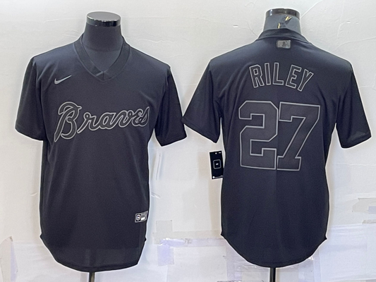 Men/Women/Youth Atlanta Braves Austin Riley #27 baseball Jerseys