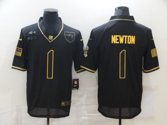 Adult New England Patriots Cam Newton NO.1 Football Jerseys