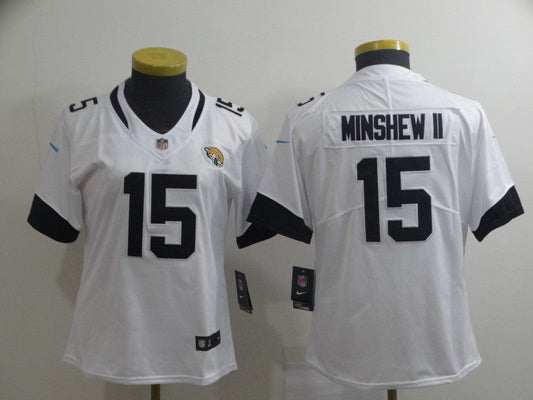 Women's Jacksonville Jaguars Gardner Minshew II NO.15 Football Jerseys