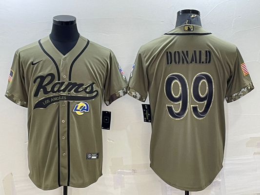 Adult Los Angeles Rams Arron Donald NO.99 Football Jerseys