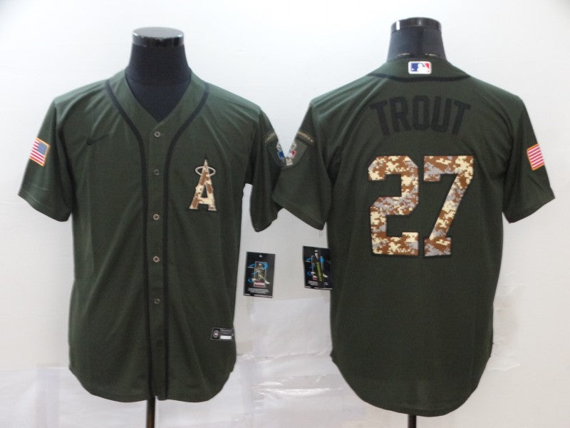 Men/Women/Youth Los Angeles Angels Mike Trout #27 baseball Jerseys