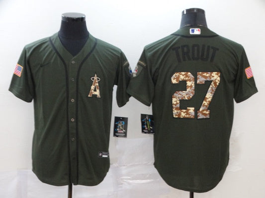 Men/Women/Youth Los Angeles Angels Mike Trout #27 baseball Jerseys