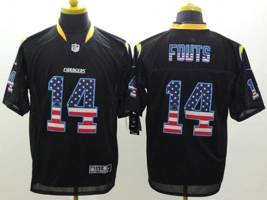 Adult Los Angeles Chargers Dan Fouts NO.14 Football Jerseys