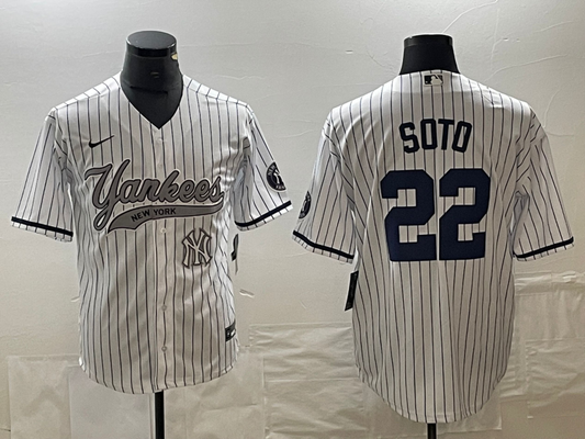 Men/Women/Youth New York Yankees Juan Soto  NO.22 baseball Jerseys