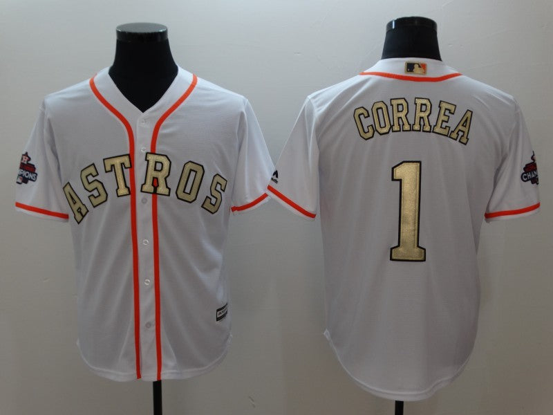 Men/Women/Youth Houston Astros Carlos Correa #1 baseball Jerseys