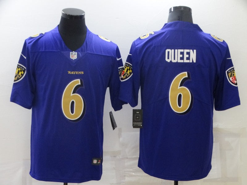 Adult  Baltimore Ravens Patrick Queen NO.6 Football Jerseys