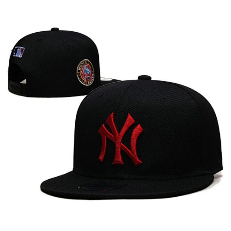 NYC City Baseball NY Symbol Flat Brim & Dad Caps, Unisex Adjustable Local Game Day Headwear Multi-Color Washed Solid Two-Tone Mesh Styles