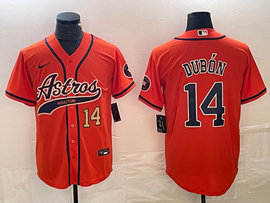 Men/Women/Youth Houston Astros Mauricio Dubon #14 baseball Jerseys