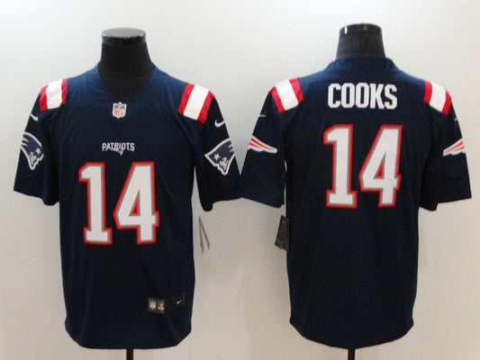 Adult New England Patriots Brandin Cooks NO.14 Football Jerseys