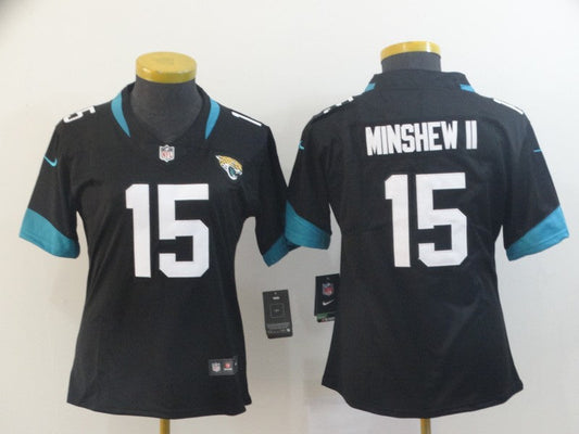 Women's Jacksonville Jaguars Gardner Minshew II NO.15 Football Jerseys