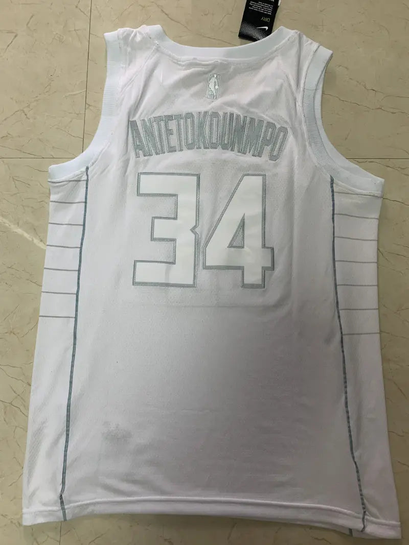 Milwaukee Bucks Giannis Antetokounmpo NO.34 Basketball Jersey