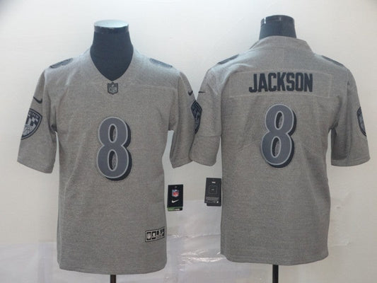 Adult Baltimore Ravens Lamar Jackson NO.8 Football Jerseys
