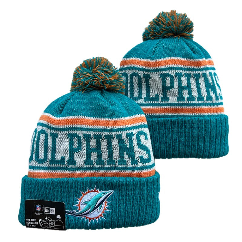 Miami Dolphins knitted NFL hats